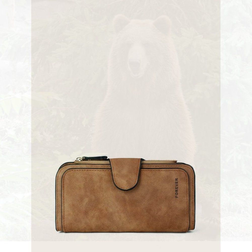 New Graphic Zipper Long Wallet 223